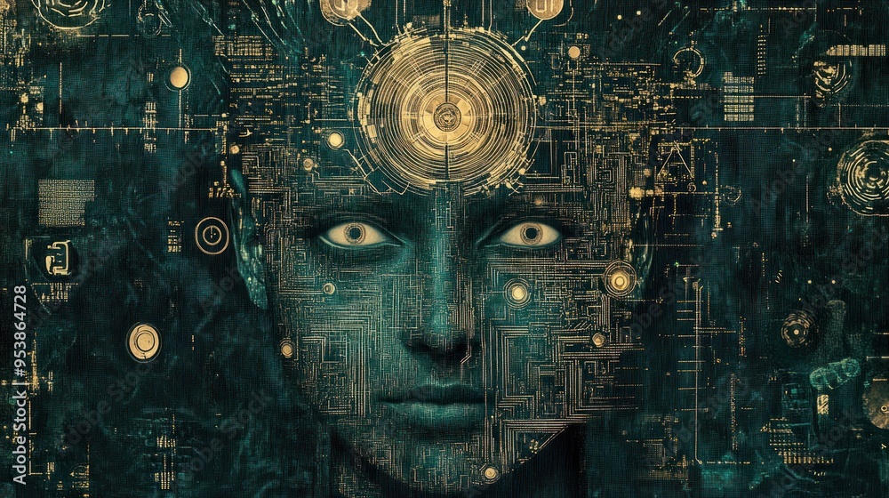 Poster A Digital Face Embedded in Circuitry
