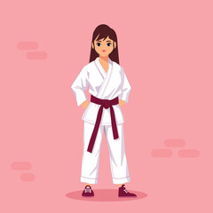 Women in Karate Dress