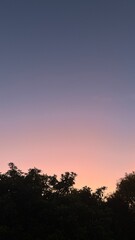 sunset in the mountains