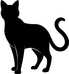 black cat silhouette