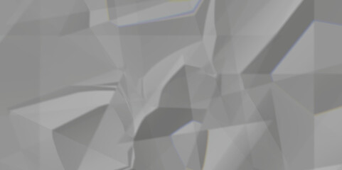 Obraz premium Gray crumpled paper texture background. white fabric crushed textured crumpled. white wrinkly backdrop paper background. gray paper texture material.panorama grunge wrinkly paper texture.paper texture