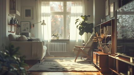 リビングルーム・北欧風