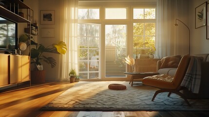 リビングルーム・北欧風