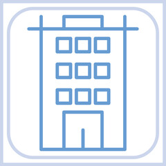 Apartment Building icon Design