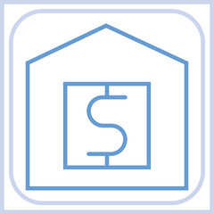 Real Estate Sale icon Design