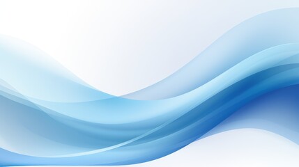Fototapeta premium A smooth, flowing abstract background featuring shades of blue, ideal for presentations or digital designs.
