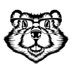 Beaver In Glasses