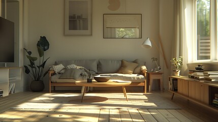 リビングルーム・北欧風