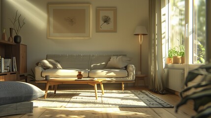 リビングルーム・北欧風