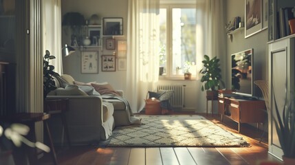 リビングルーム・北欧風