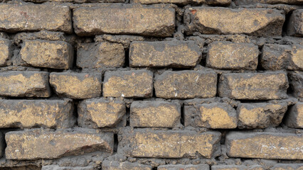 pattern old brick wall close up