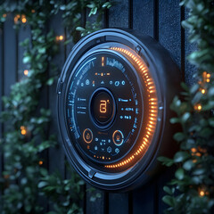 Futuristic Tech Interface 3D Illustration