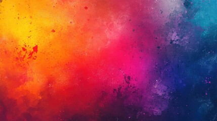 Fototapeta premium Paintball Splat. Colorful Brush Strokes on Abstract Grunge Background