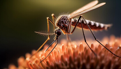 Close-Up of a Mosquito