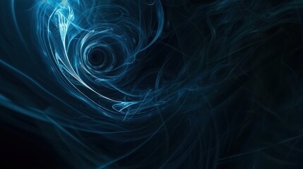 Fototapeta premium Abstract Blue Swirls and Vortex