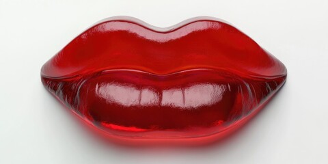 Fototapeta premium Red glass object