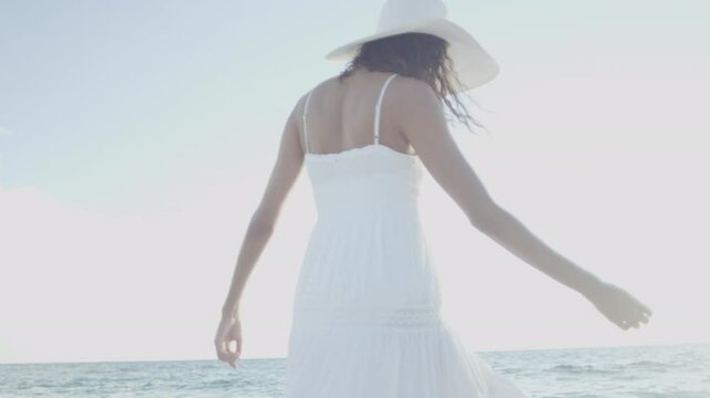 Barefoot Girl Luxury Beach resort travel Vacation