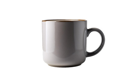 ceramic coffee mug, isolated