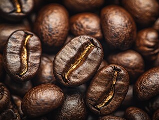 Stacked Coffee Beans