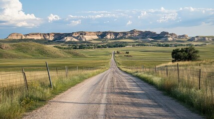 Naklejka premium Pine Ridge Indian Reservation, South Dakota, USA: Explore the Navajo Culture in the Badlands