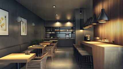 A minimalist modern layout with a restaurant-quality meal ready for delivery