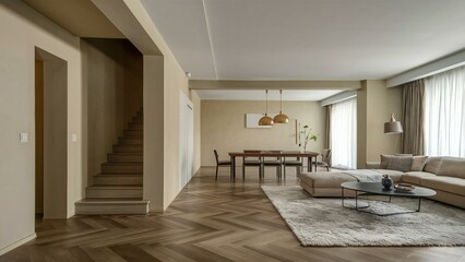 modern living interior