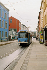 Fototapeta premium tram in the city