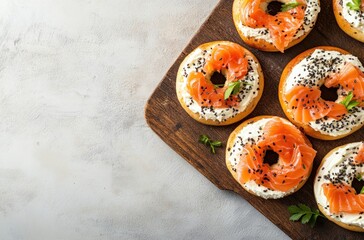 Bagels with Smoked Salmon and Cream Cheese