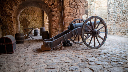 old cannon in the fortress