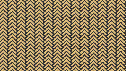 Seamless Geometric Pattern In golden and grey color. Vector set of lines, linear tiling, stripy weaving, optical maze, twisted stripes. Collection of modern textures for design and background.