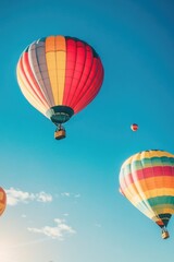 Obraz premium Hot Air Balloons Flying