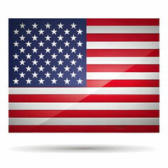 Fototapeta premium american flag design isolated