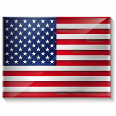 Fototapeta premium american flag design isolated