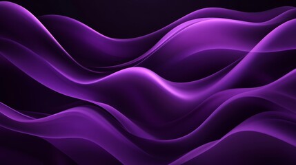 Fototapeta premium Abstract Seamless Wavy Purple Gradient Background for Design and Art Projects Generative AI