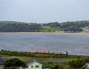 Coastal train services in South Wales