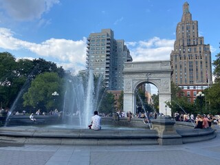 Washington Square Park, NYC, fountain