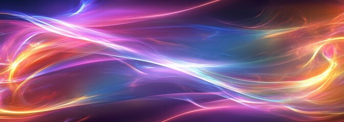 Fototapeta premium Flowing colorful gradient twirl magic composition background 