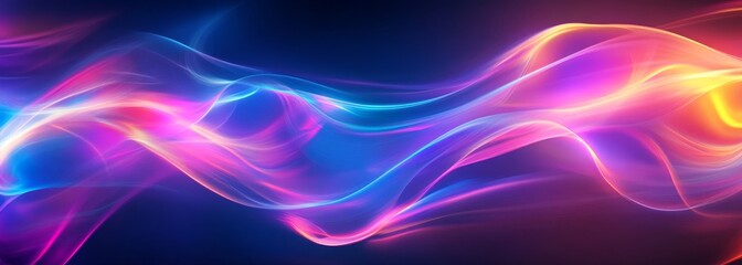 Flowing colorful gradient twirl magic composition background 