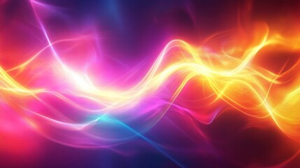 Obraz premium Flowing colorful gradient twirl magic composition background 