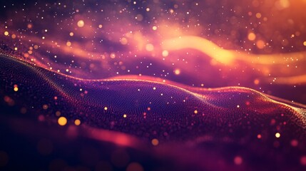 Fototapeta premium Colorful gradient hill geometry polygon composition background