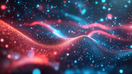 Obraz premium Colorful gradient hill geometry polygon composition background