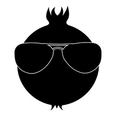Pomegranate In Sunglasses