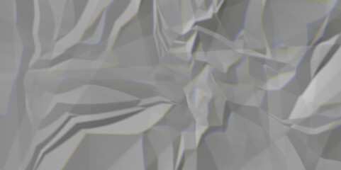 Gray crumpled paper texture background. white fabric crushed textured crumpled. white wrinkly backdrop paper background. gray paper texture material.panorama grunge wrinkly paper texture.paper texture