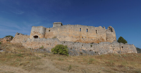 Castillo de Ucero en Cañón del Río Lobos , Soria , España