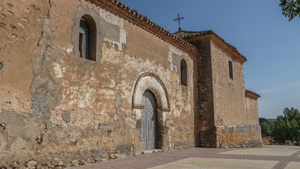 Iglesia de Barcebal en Soria , partida judicial de Burgo de Osma