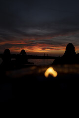 Sunset Serenity by the Marina di Pisa: A Tranquil Moment at Dusk