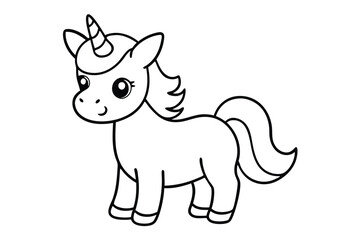 Unicorn horse Illustration