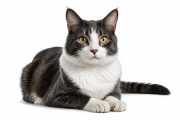 Obraz premium there is a cat that is laying down on the floor 