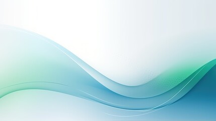 Obraz premium A serene abstract background featuring smooth waves in shades of blue and green, ideal for presentations or digital designs.