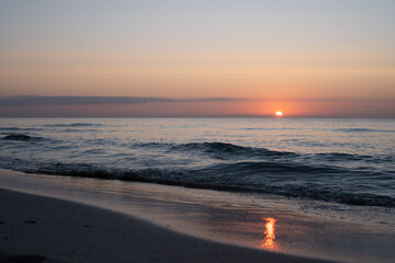 Fototapeta premium sunset on the beach
